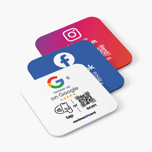 3 NFC & QR Review Plates Bundle