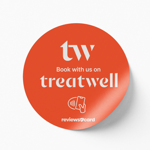 Treatwell NFC Window Sticker
