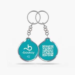 Booksy NFC & QR Code Keyring