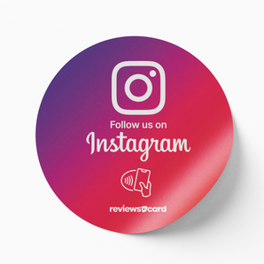 Instagram NFC Window Sticker
