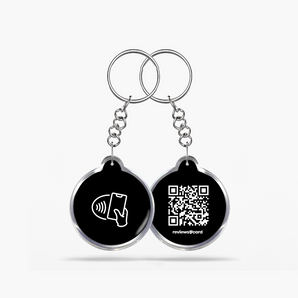 Website NFC & QR Code Keyring