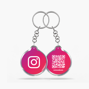 Instagram NFC & QR Code Keyring