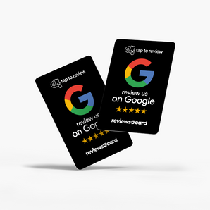 1 x Google Tap To Review Card