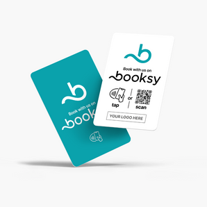 Custom Booksy NFC & QR Card