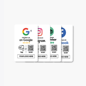 Custom Review NFC & QR Card
