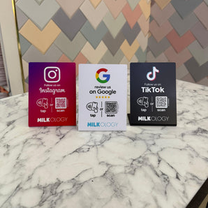 Custom Review NFC & QR Stand