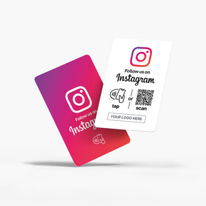 Custom Instagram NFC & QR Cards