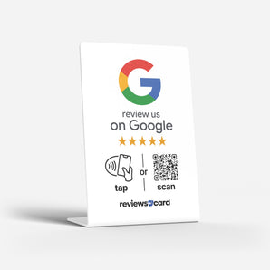 Google Review NFC & QR Stand