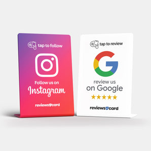 Google & Instagram NFC Stand Bundle