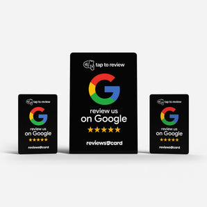 Google Review Card & Stand Bundle