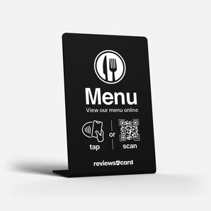 Menu NFC & QR Stand