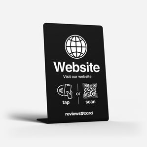 Website NFC & QR Stand