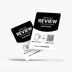 Multi Link NFC & QR Card - Reviews & Socials