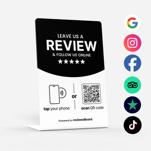 Multi Link NFC & QR Stand - Reviews & Socials