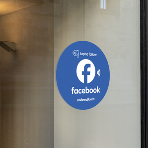 Facebook NFC Window Sticker
