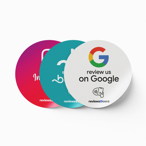 3 NFC Window Sticker Bundle