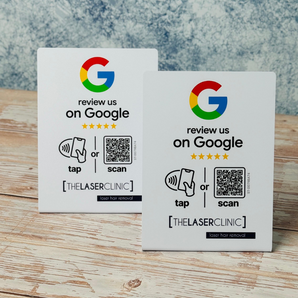 Custom Google Review NFC & QR Stand