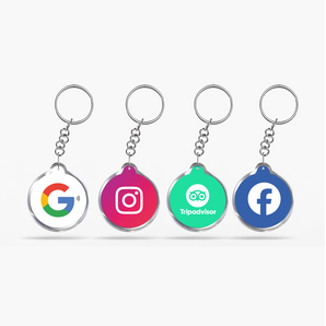 Review Keyring - NFC & QR Code