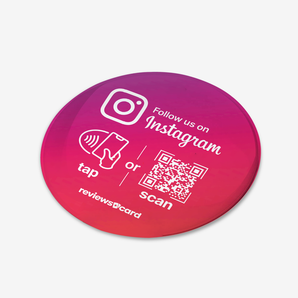 Instagram NFC & QR Table Tag