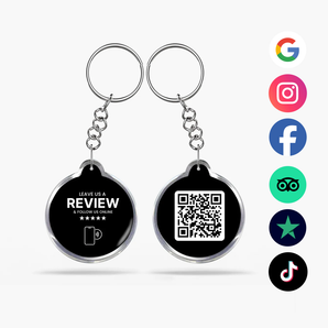 Multi Link NFC & QR Keyring - Reviews & Socials