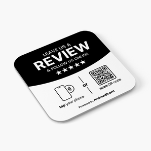 Multi Link NFC & QR Plate - Reviews & Socials