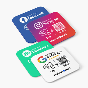 Review Plate - NFC & QR Code