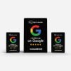 Black Google Review Card & Stand Bundle